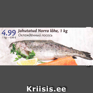 Allahindlus - Jahutatud Norra lõhe, 1 kg