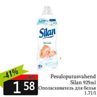 Allahindlus - Pesuloputusvahend Silan 925ml