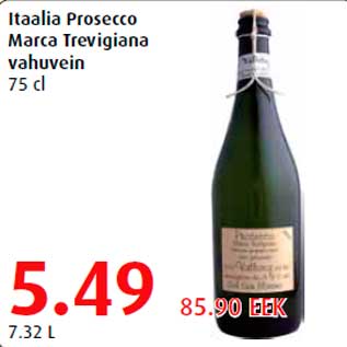 Allahindlus - Itaalia Prosecco Marca Trevigiana vahuvein 75 cl