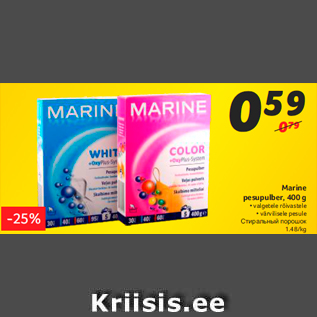 Allahindlus - Marine pesupulber, 400 g