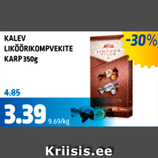 Allahindlus - KALEV LIKÖÖRIKOMPVEKITE KARP 350 g