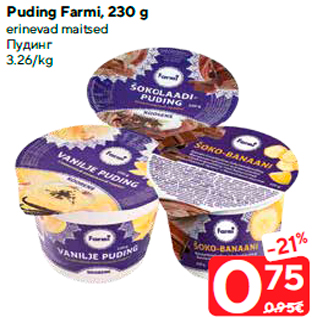 Allahindlus - Puding Farmi, 230 g