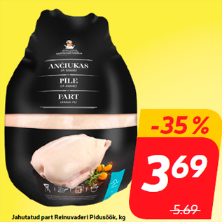 Allahindlus - Jahutatud part Reinuvaderi Pidusöök, kg