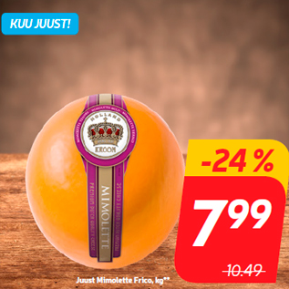 Allahindlus - Juust Mimolette Frico, kg**