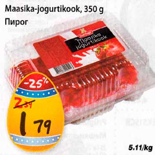 Allahindlus - Maasika-jogurtikook, 350g