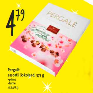 Allahindlus - Pergalė assortii šokolaad, 373 g