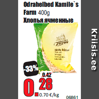 Allahindlus - Odrahelbed Kamile`s Farm 400g