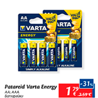 Allahindlus - Patareid varta Energy