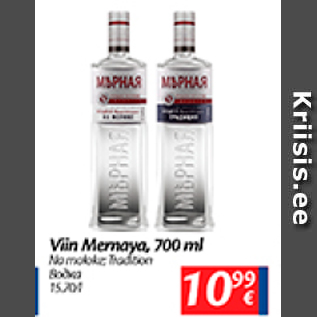 Allahindlus - Viin Mernaya, 700 ml