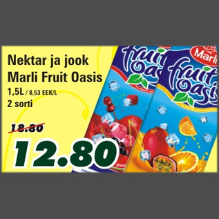 Allahindlus - Nektar ja jook Marli Fruit Oasis