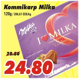 Allahindlus - Kommikarp Milka