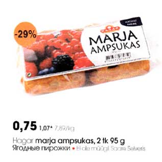 Allahindlus - Hagar marja ampsukas, 2tk 95g