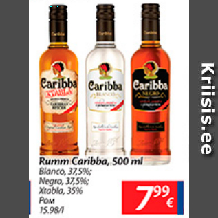 Allahindlus - Rumm Caribba, 500 ml