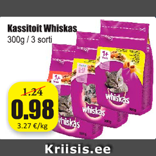 Allahindlus - Kassitoit Whiskas