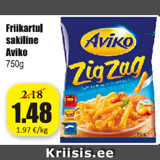 Allahindlus - Friikartul sakiline Aviko 750 g