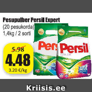 Allahindlus - Pesupulber Persil Expert