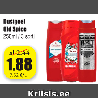 Allahindlus - Dušigeel Old Spice