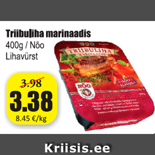 Allahindlus - Triibuliha marinaadis