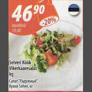 Allahindlus - Selveri Köök Vikerkaaresalat