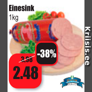 Allahindlus - Einesink 1 kg