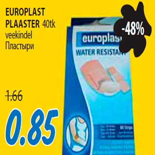 Allahindlus - Europlast plaaster