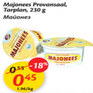 Allahindlus - Majonees Provansaal,Tarplan