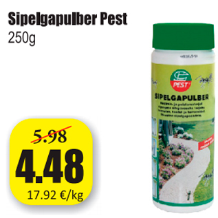 Allahindlus - Sipelgapulber Pest 250 g