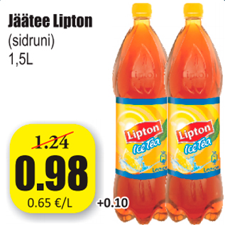 Allahindlus - Jäätee Lipton