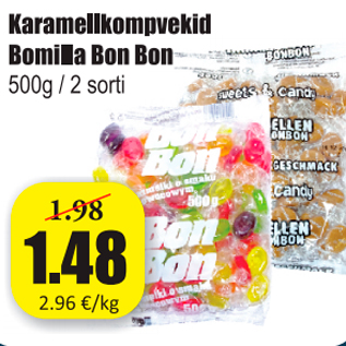 Allahindlus - Karamellkompvekid Bomilla Bon Bon