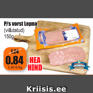 Allahindlus - P/s vorst Lepna