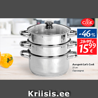 Allahindlus - Aurupott Let´s Cook 22 cm