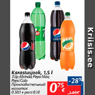 Allahindlus - Karastusjook, 1,5 l