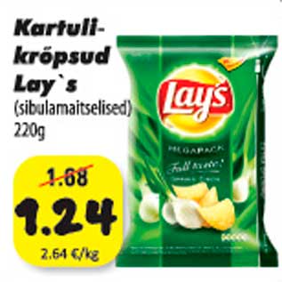 Allahindlus - Kartulikrõpsud L"ays 220g