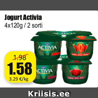 Allahindlus - Jogurt Activia