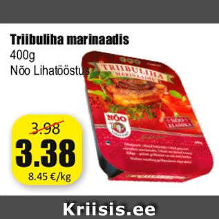 Allahindlus - Triibuliha marinaadis