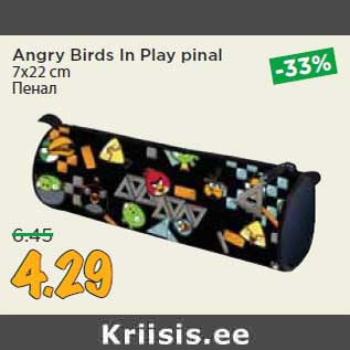 Allahindlus - Angry Birds In Play pinal