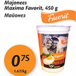 Allahindlus - Majonees Maxima Favorit, 450 g