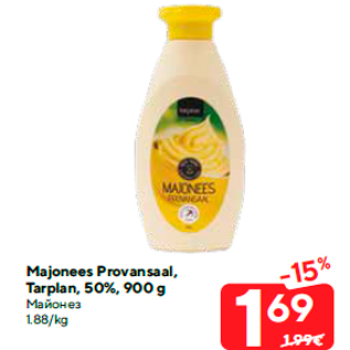 Allahindlus - Majonees Provansaal, Tarplan, 50%, 900 g