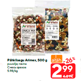 Allahindlus - Pähklisegu Arimex, 500 g