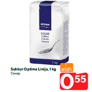 Allahindlus - Suhkur Optima Linija, 1 kg