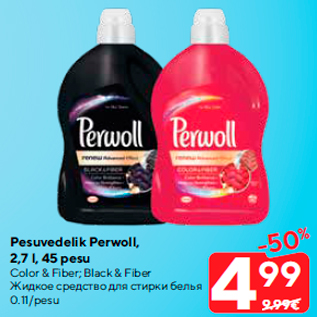 Allahindlus - Pesuvedelik Perwoll, 2,7 l, 45 pesu