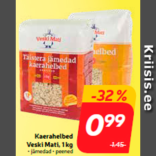 Allahindlus - Kaerahelbed Veski Mati, 1 kg