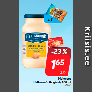 Allahindlus - Majonees Hellmann