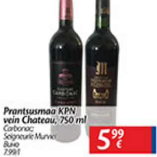 Allahindlus - Prantsusmaa vein Chateau