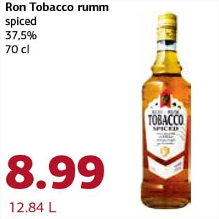 Allahindlus - Ron Tobacco rumm spiced 37,5% 70 cl