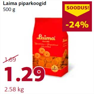 Allahindlus - Laima piparkoogid 500 g