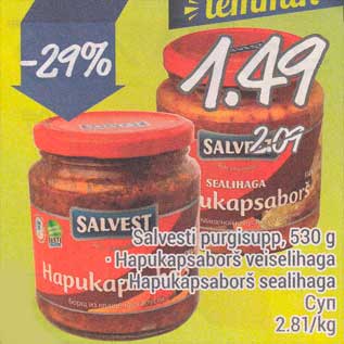 Allahindlus - Salvesti purgisupp, 530 g