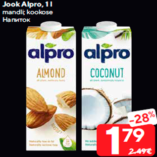 Allahindlus - Jook Alpro, 1 l