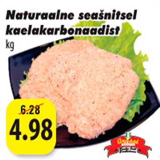 Allahindlus - Naturaalne seašnitsel kaelakarbonaadist kg