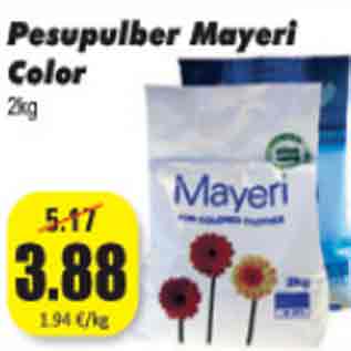 Allahindlus - Pesupulber Mayeri Color